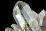 Anatase Crystal and Quartz - Hardangervidda, Norway #111431-2